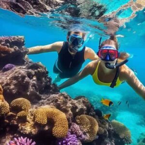 Snorkeling in Hurghada Red Sea coral reefs